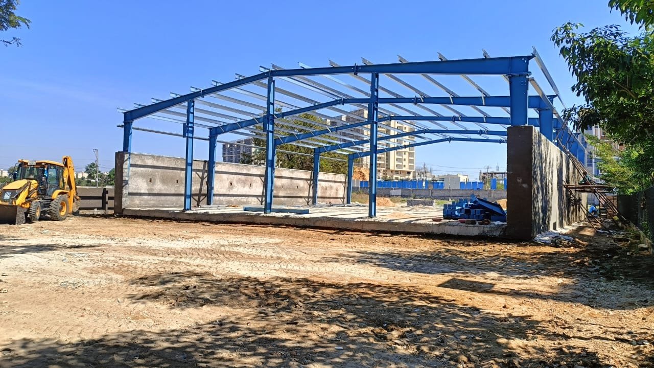 Active construction site execution by Boppana Srinivas Contractor